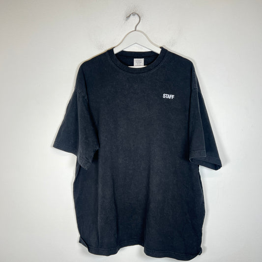 Vetements Black Reflective Staff T-Shirt Size L