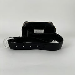 Maison Margiela Black 'Glam Slam' Patent Leather Bag