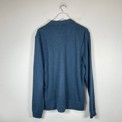 Burberry Brit Blue Half Zip Sweater Size L