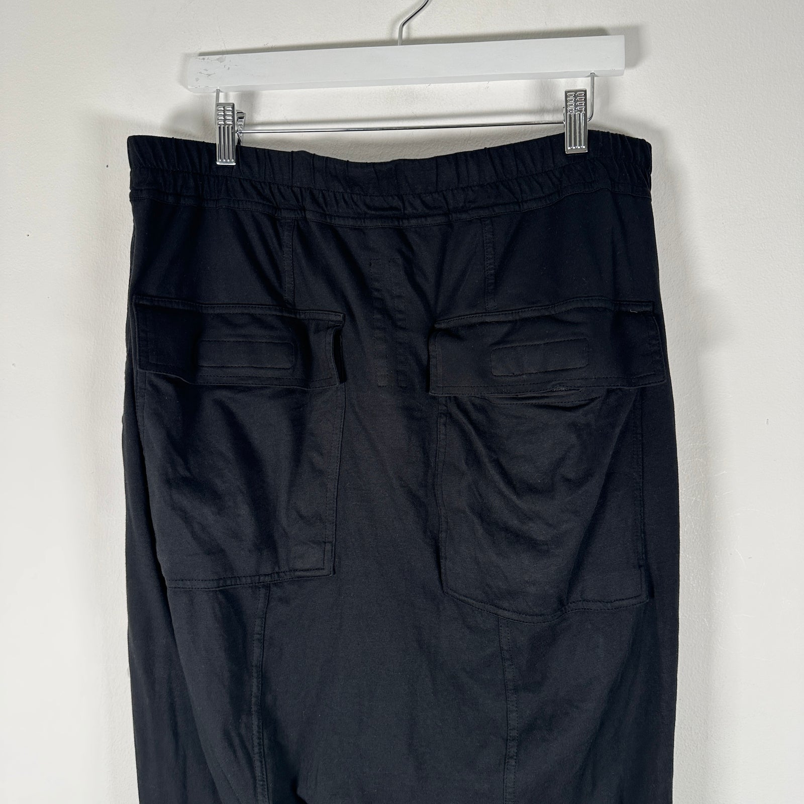 Rick Owens Black 'Prisoner' Sweatpants Size L