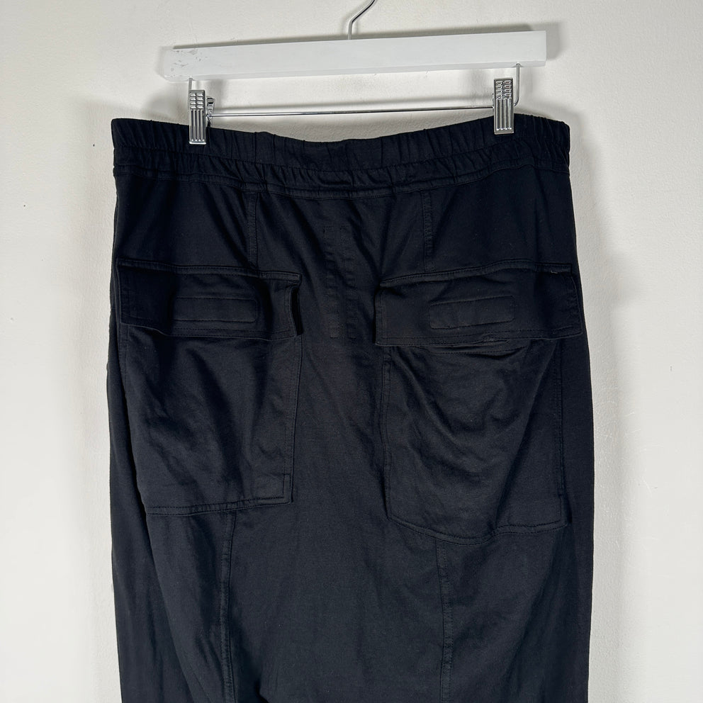 Rick Owens Black 'Prisoner' Sweatpants Size L