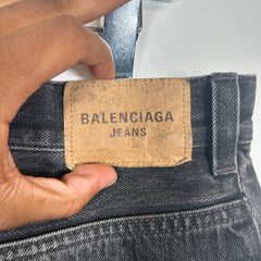 Balenciaga Destroyed Denim Shorts Size L