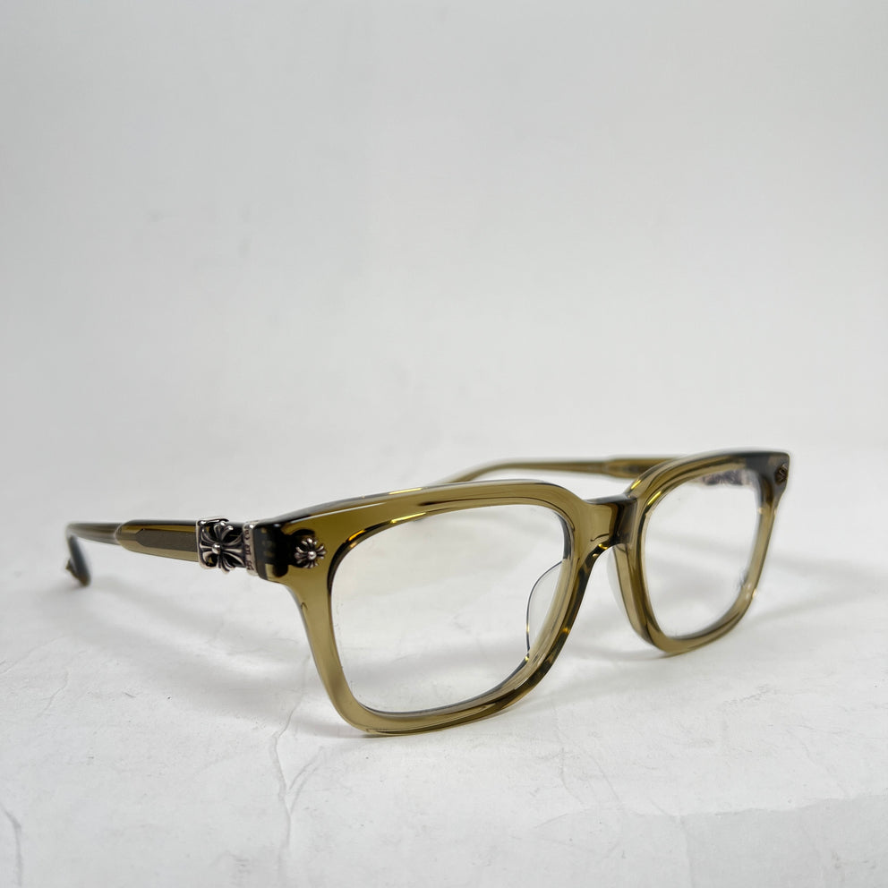 Chrome Hearts Army Green 'Cox Ucker' Glasses