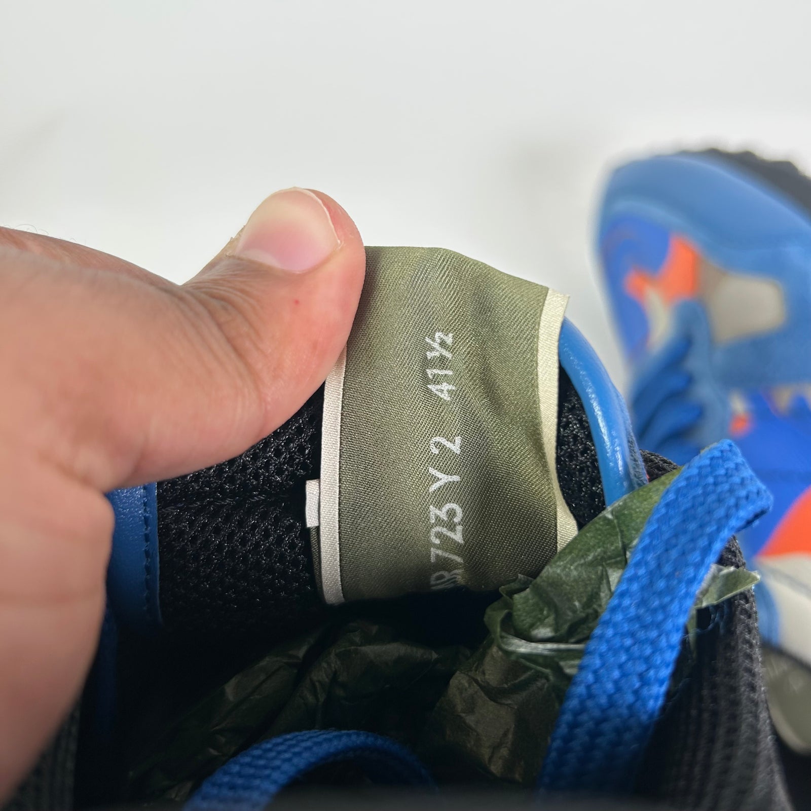Valentino Blue Camo Rockrunner Sneakers