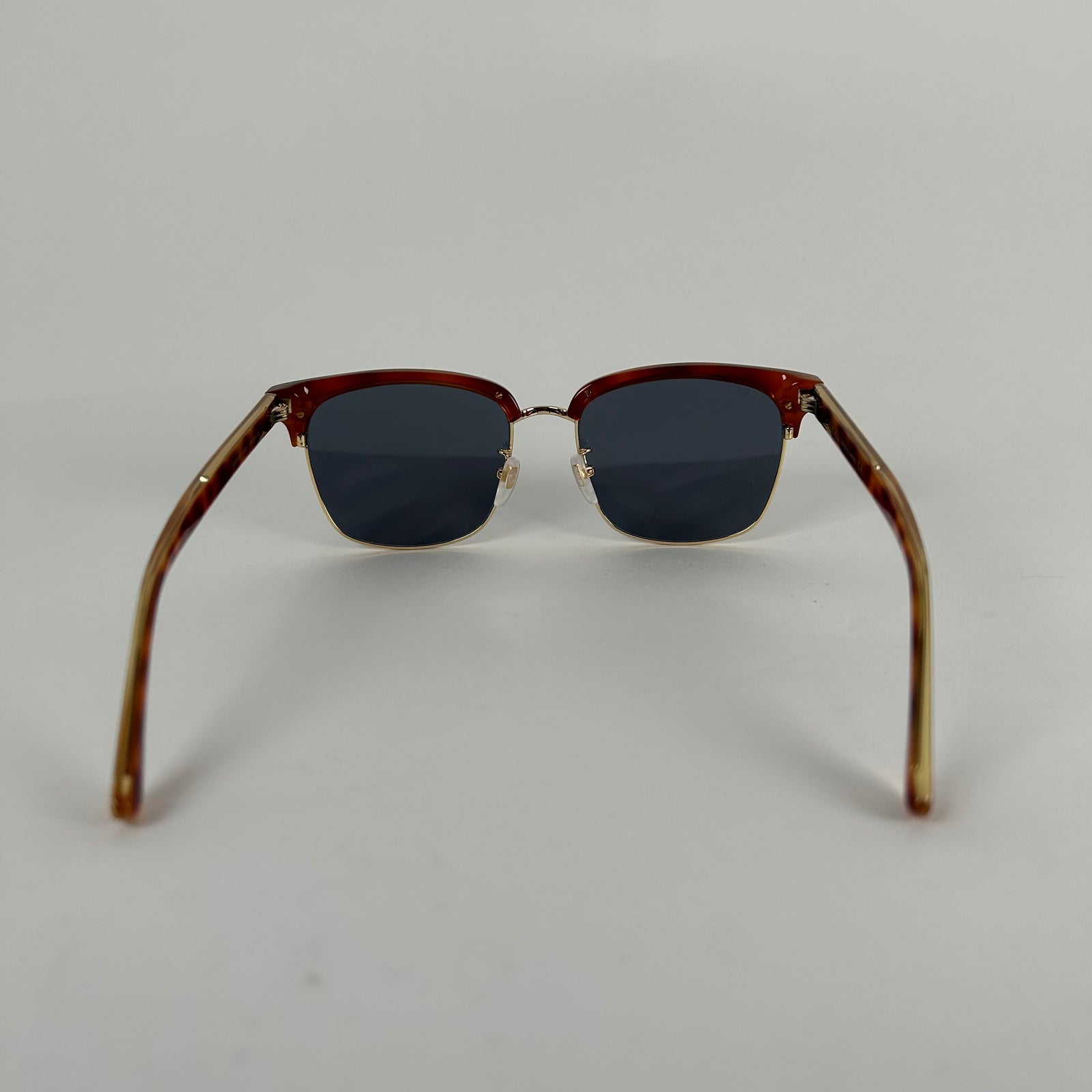 Gucci Brown/Gold Clubmaster Sunglasses
