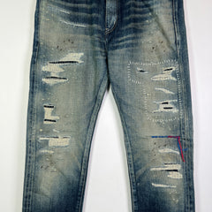 Neighborhood Blue Savage Denim DP Basic Distressed Jeans