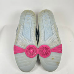 Louis Vuitton Grey Multicolor Skate Sneakers Size LV 10