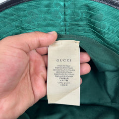 Gucci Green Off The Grid Bucket Hat Size S