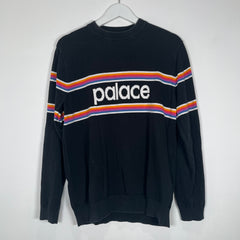 Palace Black Polaroid Logo Knit Longsleeve Size Medium