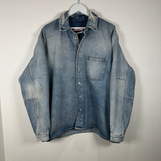 Martine Rose Denim Button-Up Shirt Size L