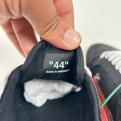 Off-White Black/White Vulcanized Sneaker Size 44