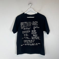 Undercover SS14 'GODOG' Psychocandy Lyric T-Shirt Size 1