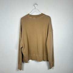 Palm Angels Tan Logo Crewneck Size M