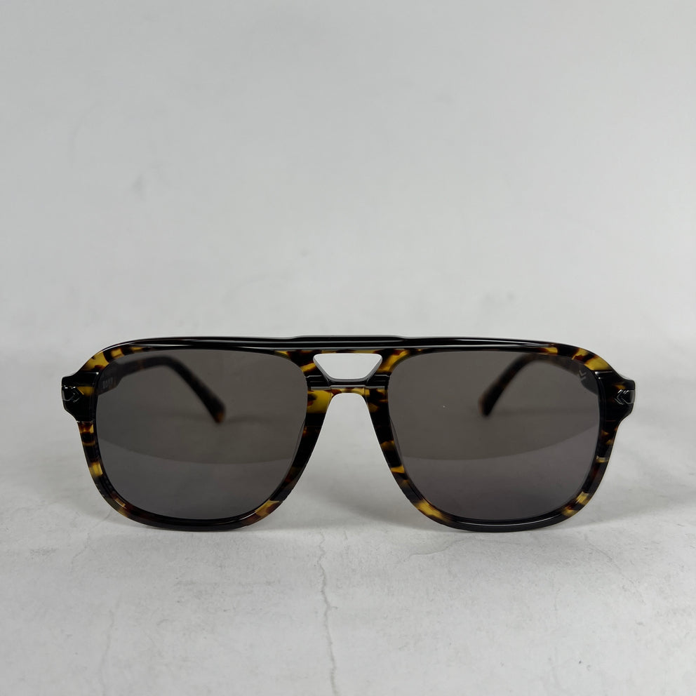John Varvatos Striped Tortoise Sunglasses