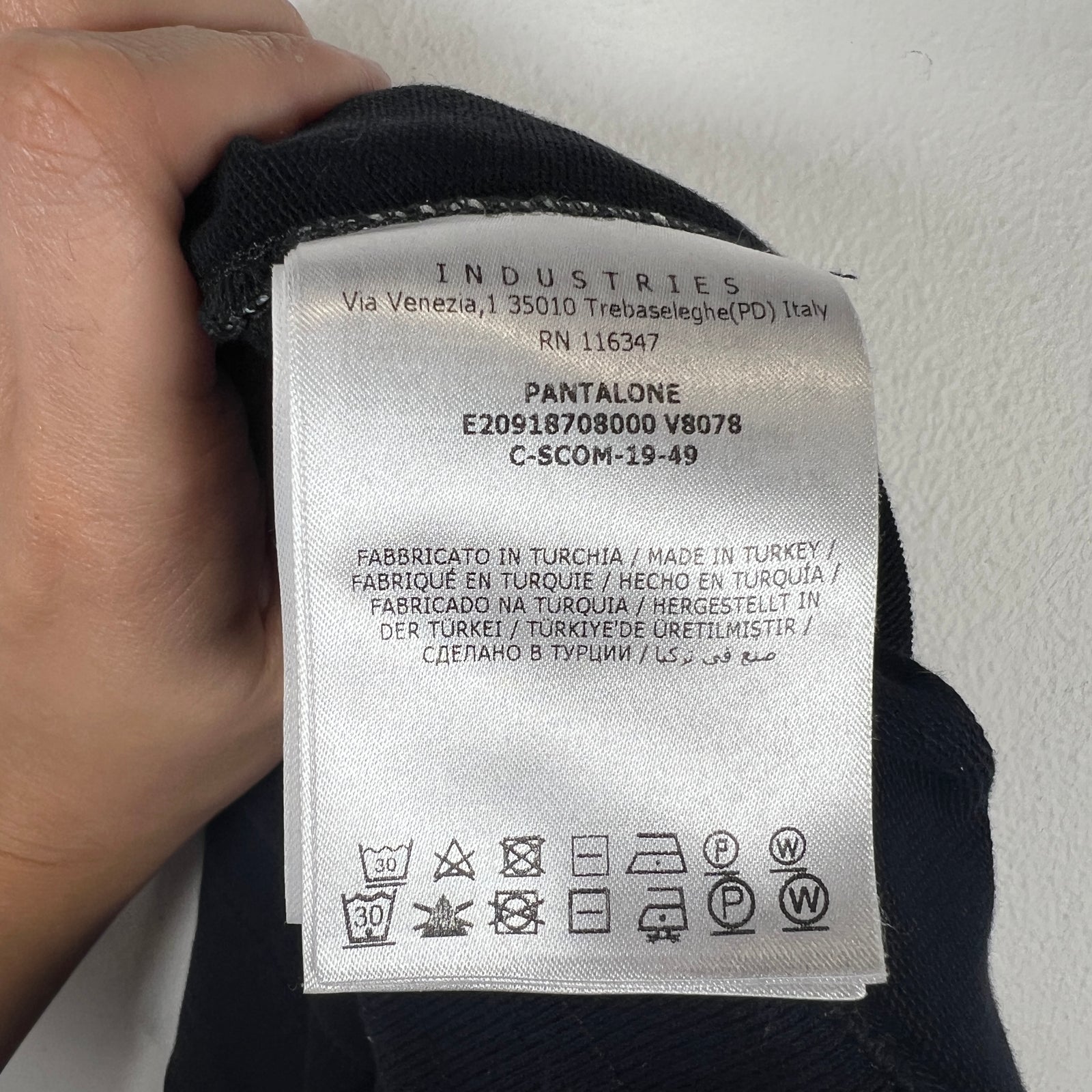 Moncler Navy Track Pants Size XL
