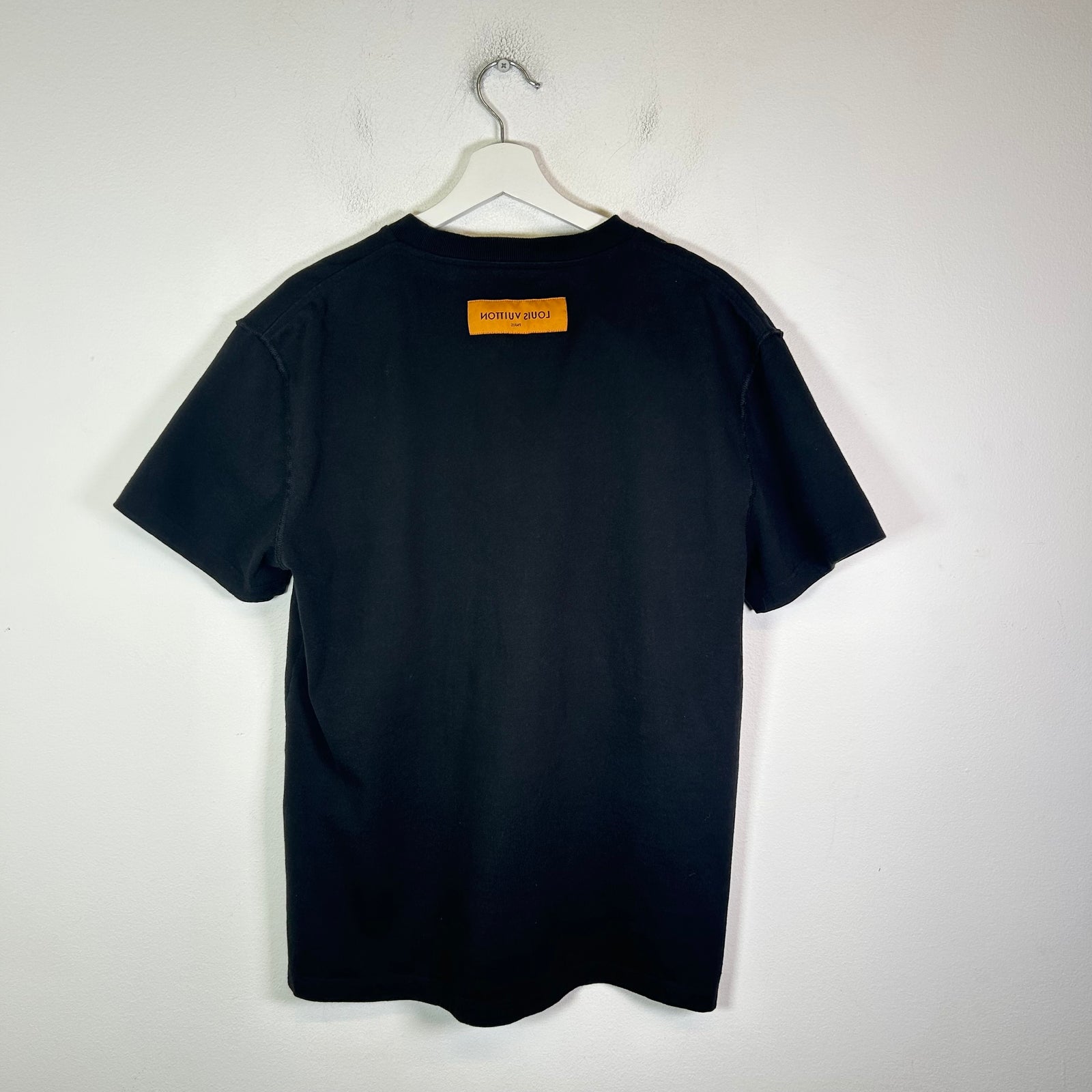 Louis Vuitton Black LV Spread Embroidery T-Shirt Size M