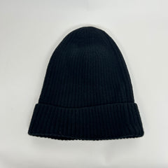 Louis Vuitton Black Wool Logo Beanie Size OS