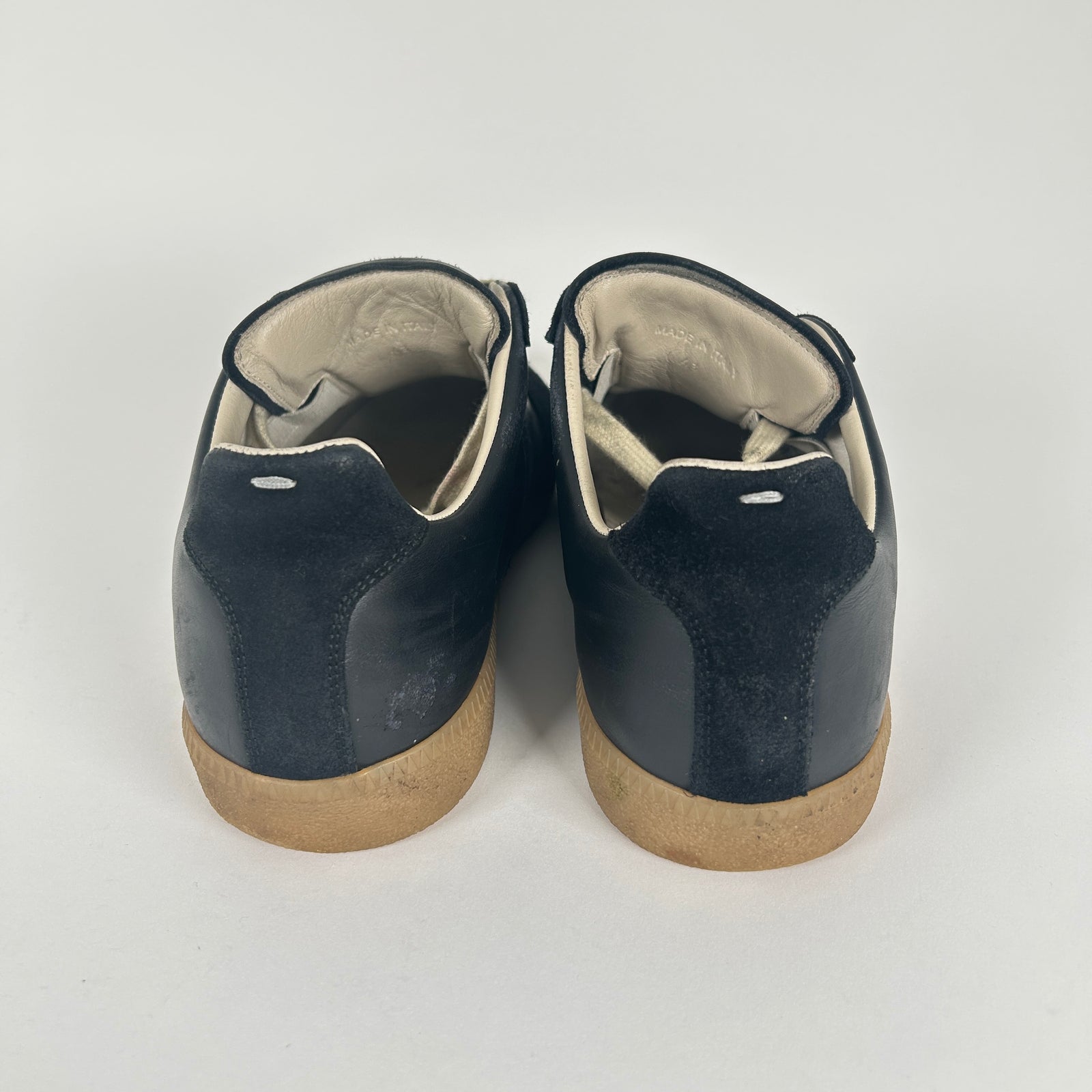 Maison Margiela Black Gum Sole Repilca Gats Size 43