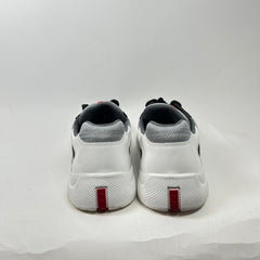 Prada Black/Grey American Cup Sneakers Size 8.5