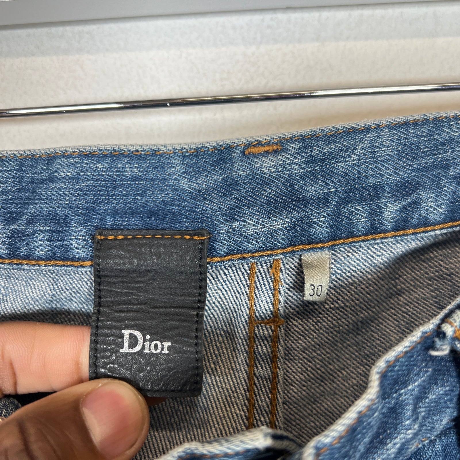 Dior Blue Clawmark Jeans Size 30