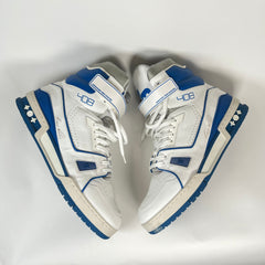 Louis Vuitton Blue High Top Trainers LV 9