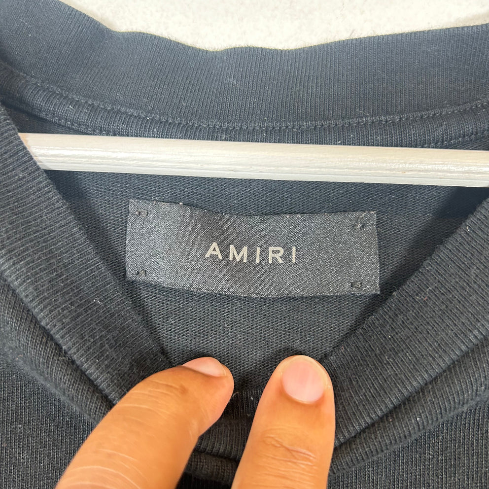 Amiri Black/Red Football Jersey Size XL