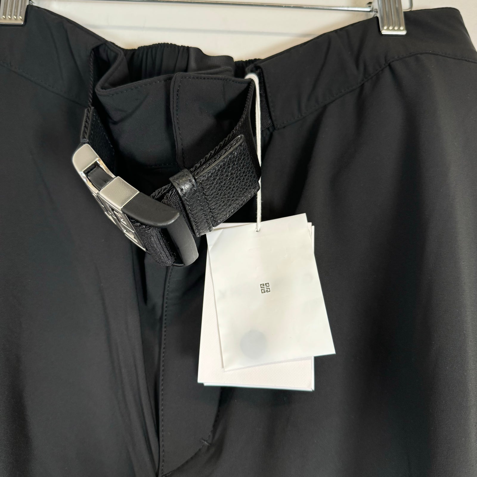 Givenchy Black Cargo Zipped Pants Size 34