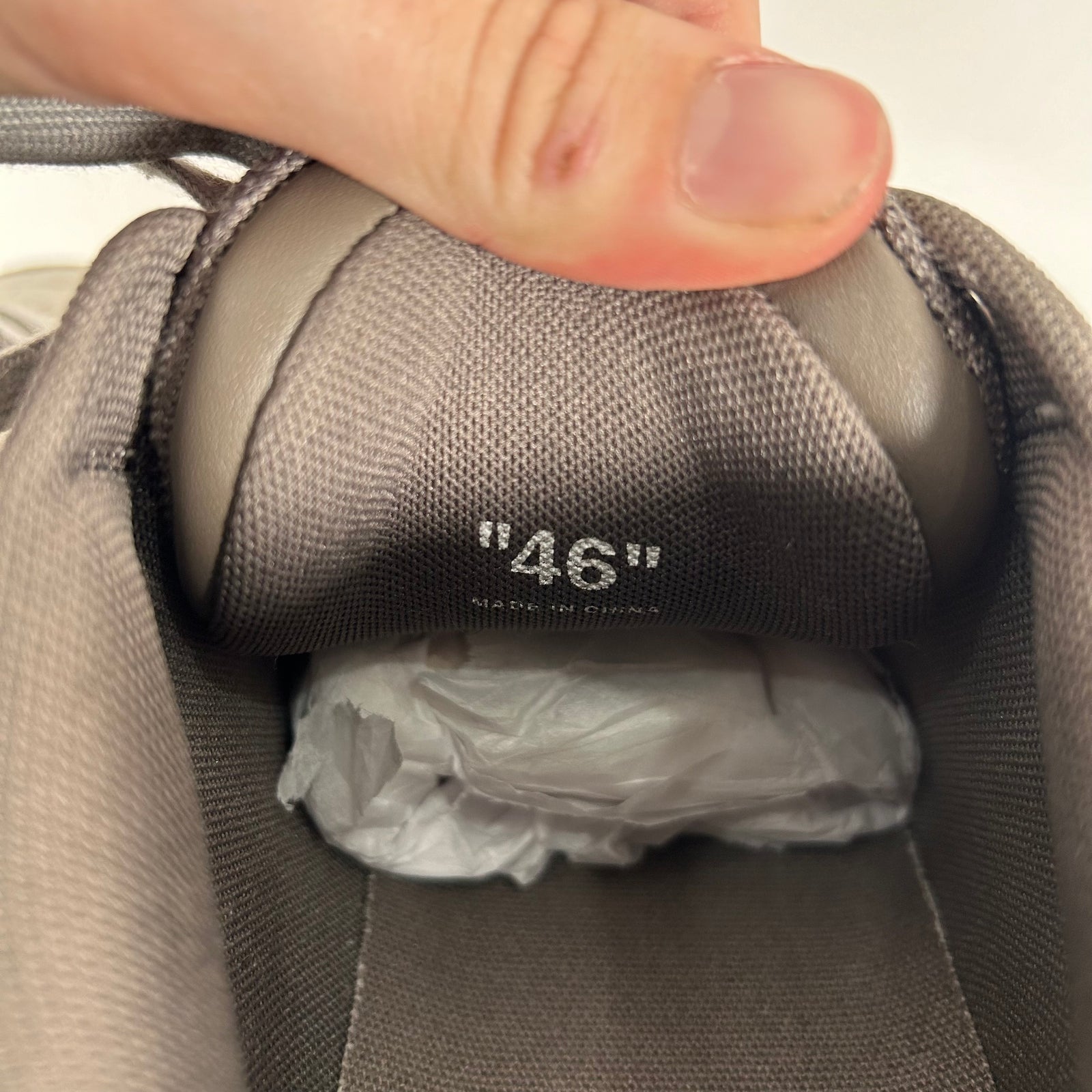 Off-White Croc Embossed Out Of Office Sneaker Size 13