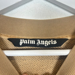 Palm Angels Tan Logo Crewneck Size M