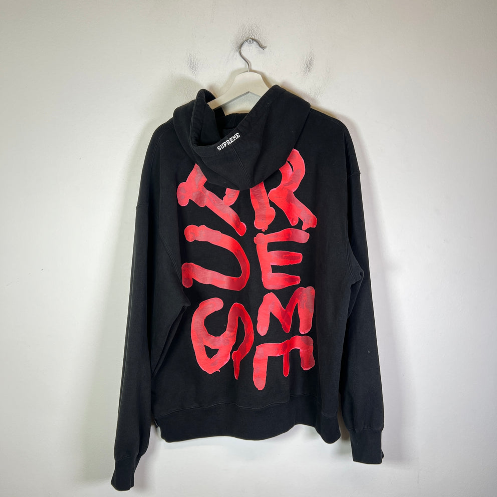 Supreme SS24 Paint Logo Hoodie