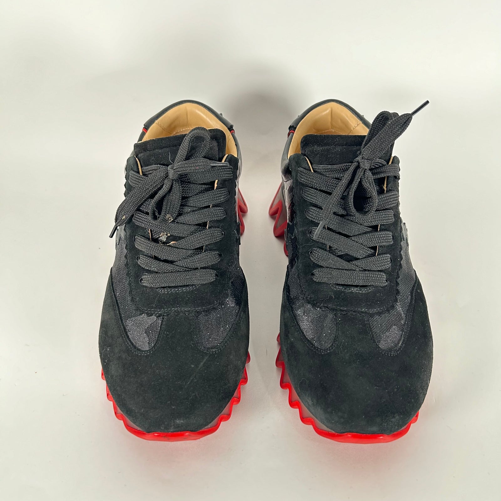 Christian Loubotin Shark Sneakers Size 42