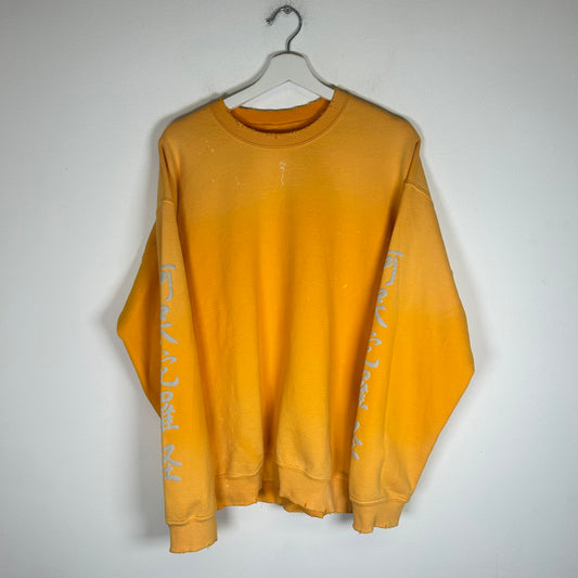 Sasquatchfabrix Yellow Herahera Sweatshirt Size L