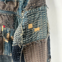 Kapital Boro Wool Lined Denim Jacket Size 3