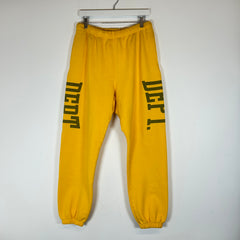 Gallery Dept Yellow Dept Logo Sweatpants Size L