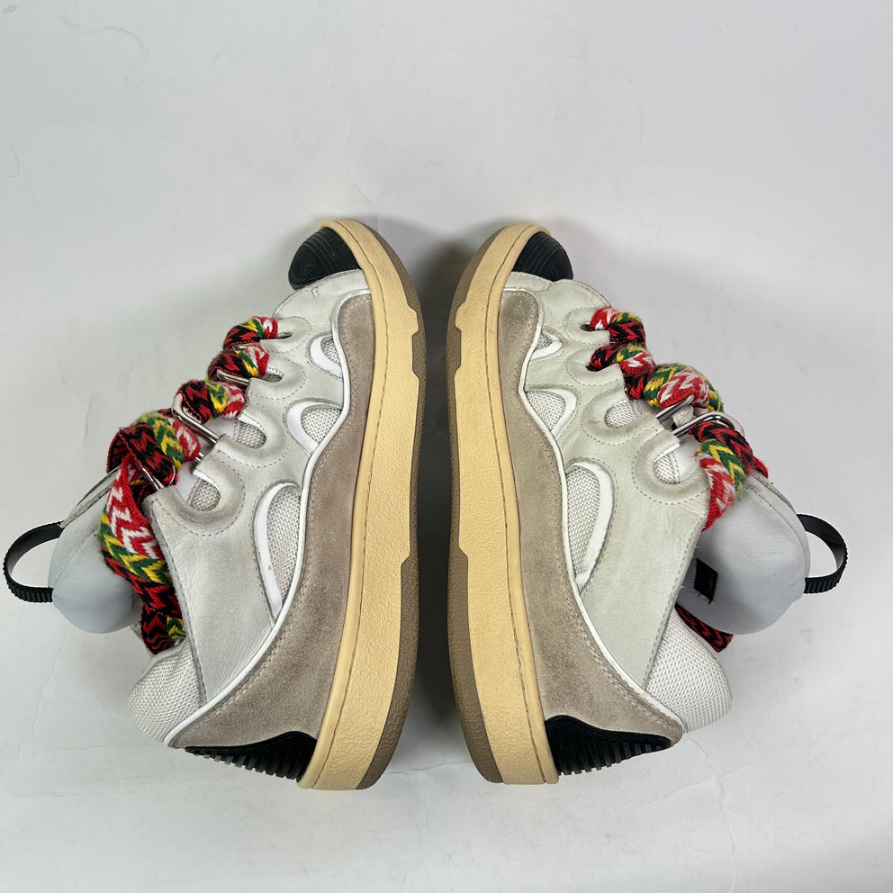 Lanvin White OG Curb Sneaker Size 42