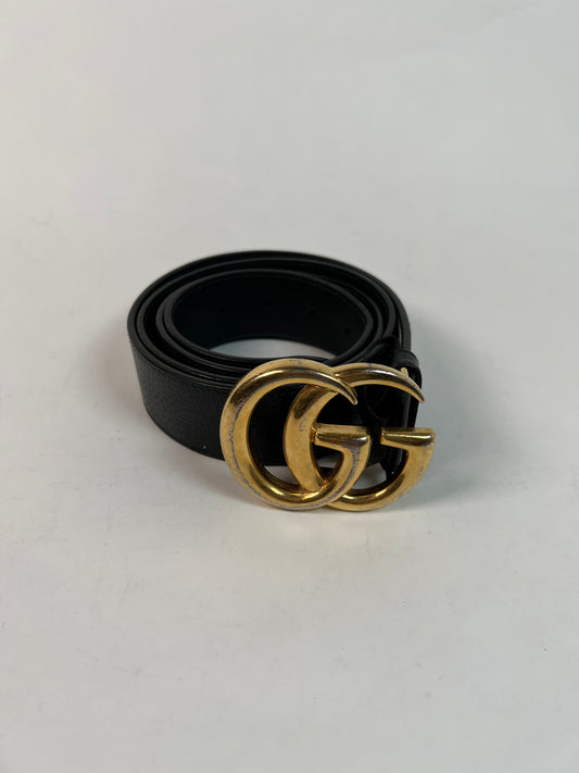 Gucci Gold GG Belt