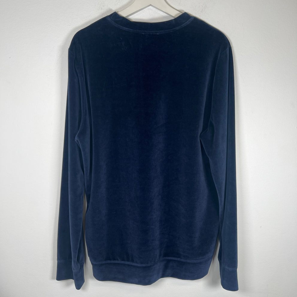 APC Navy Velour Crewneck Size L