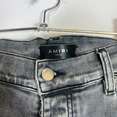 Amiri Grey Military Stencil Jeans Size 33