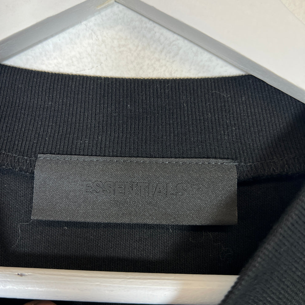 Fear of God Black Essentials Tee Size M