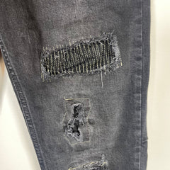 Ksubi Black Distressed Jeans Size 34