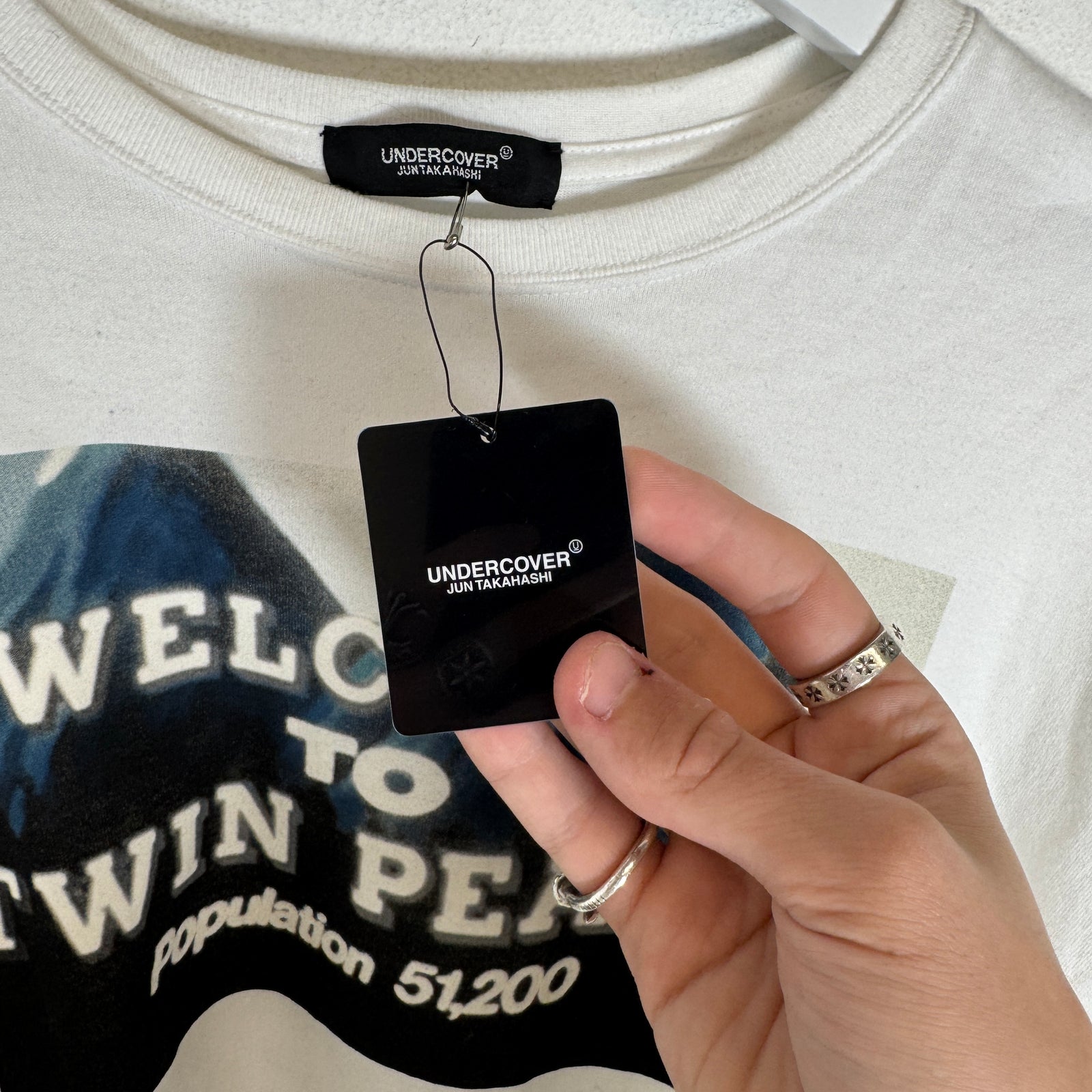 Undercover White 'Twin Peaks' Longsleeve Size 3