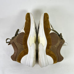 Chanel Olive/Brown Interlocking CC Runners