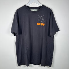 Off-White 'Beige' Graphic T-Shirt Size S