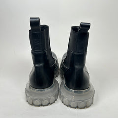 Rick Owens Black Beetle Bozo Boots Size 40