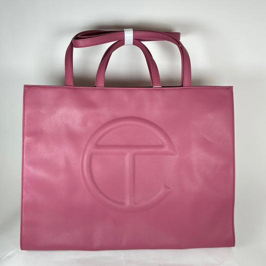 Telfar Corned Beef Leather Large Shopping Bag