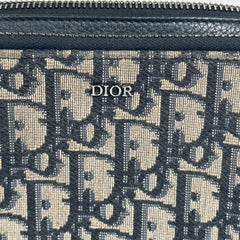 Dior Oblique Double Zip Crossbody Pouch