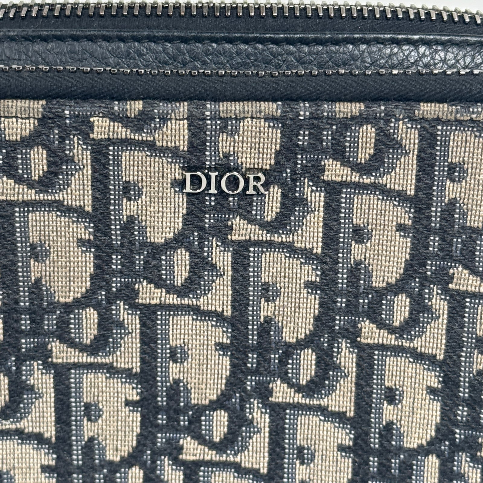 Dior Oblique Double Zip Crossbody Pouch
