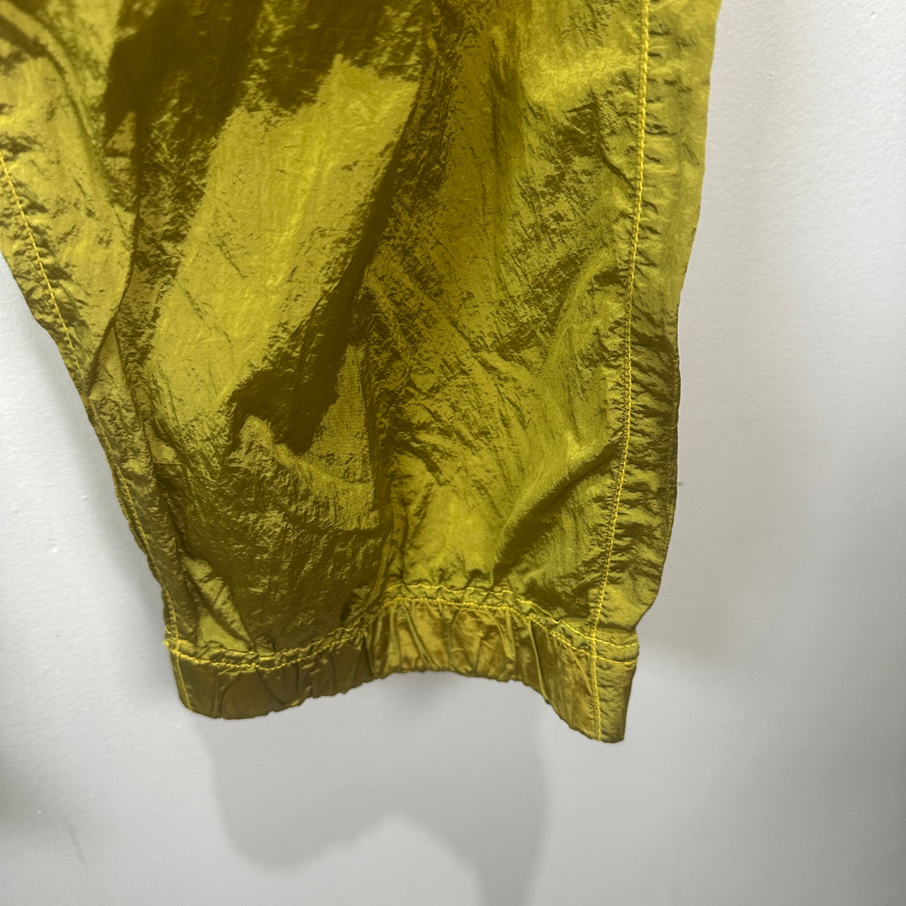 Stone Island Mustard Yellow Nylon Cargo Pants Size 36