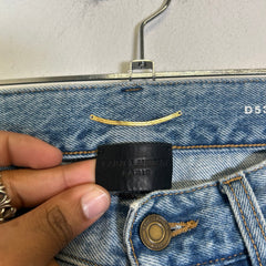 Saint Laurent Washed Blue Cassandra High Waist D53 Jeans Size 26