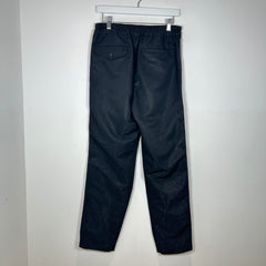 CDG Black Zipper Seam Pants Size L